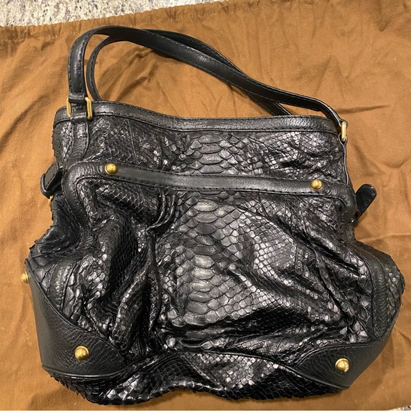 Gucci hobo Python bag black - Picture 11 of 12